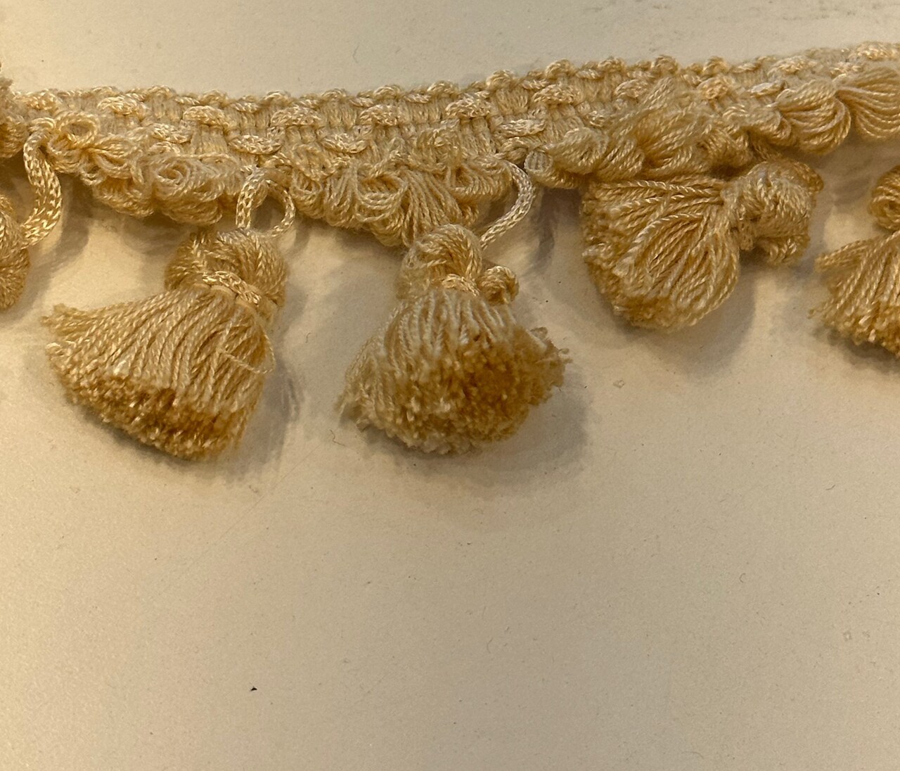 1 Yard Cream Beige Decorative Trim for Upholstery and Drapery